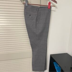 Banana Republic Grey Checkered Dress Pants size 30 x 27